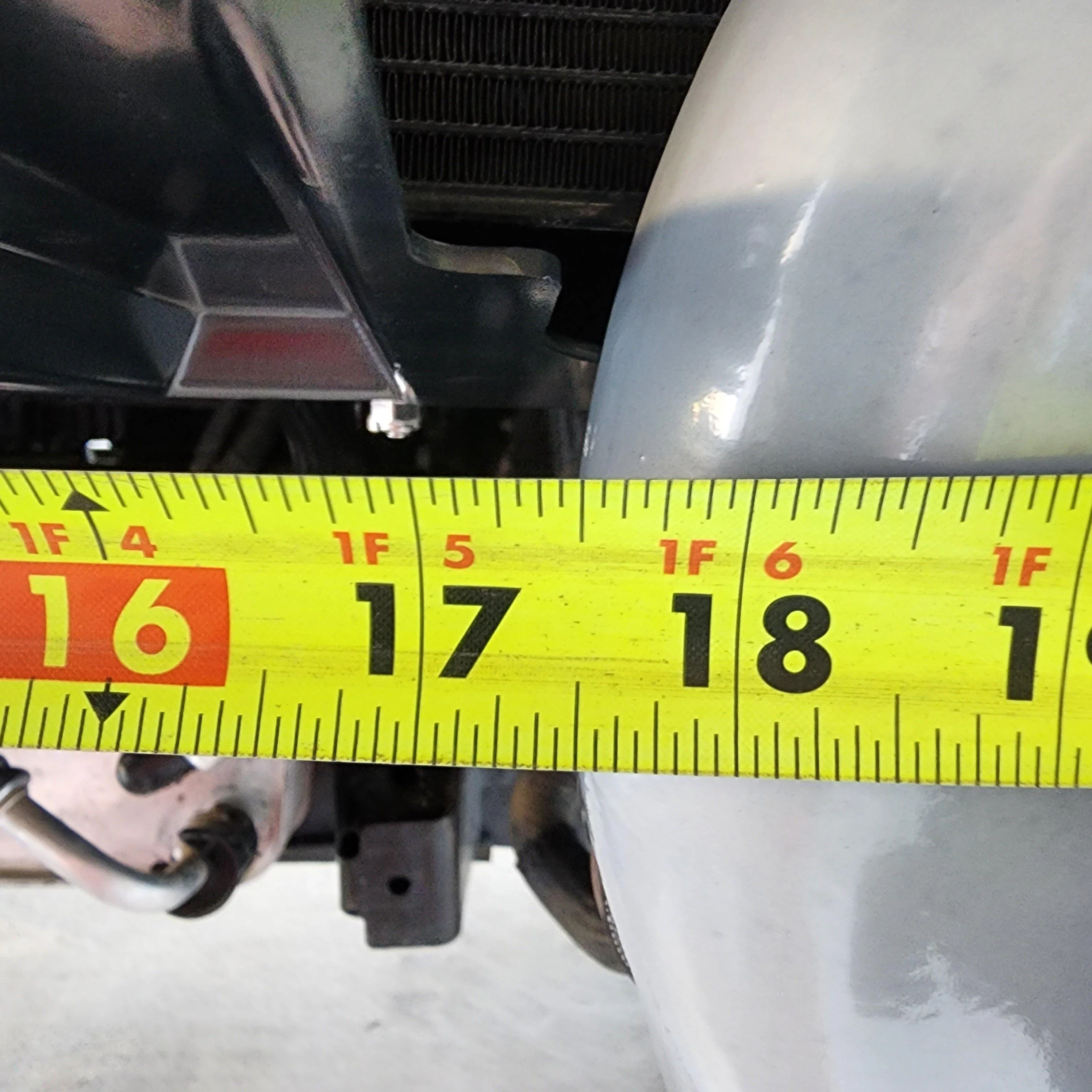Ford Bronco Mishimoto High Mount IC Installed 20230402_174932