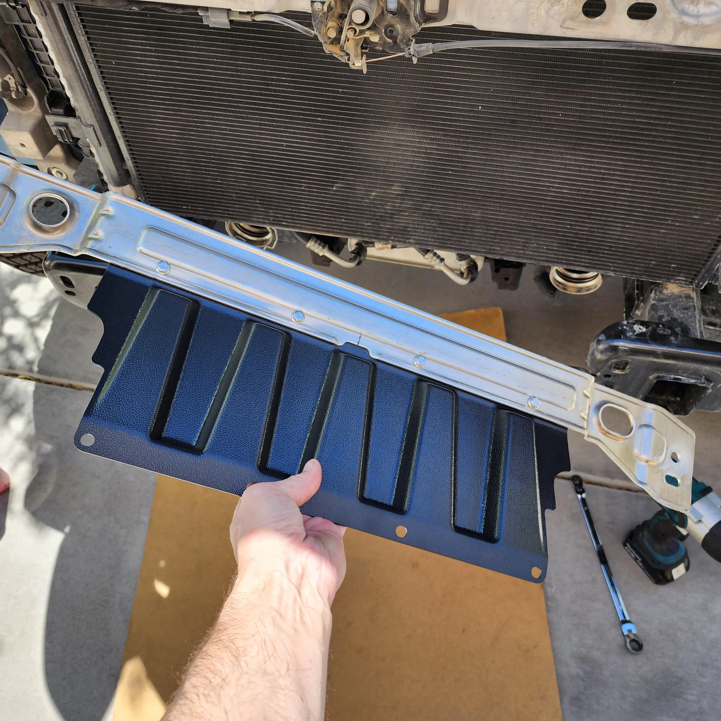 Ford Bronco Mishimoto High Mount IC Installed 20230401_120130