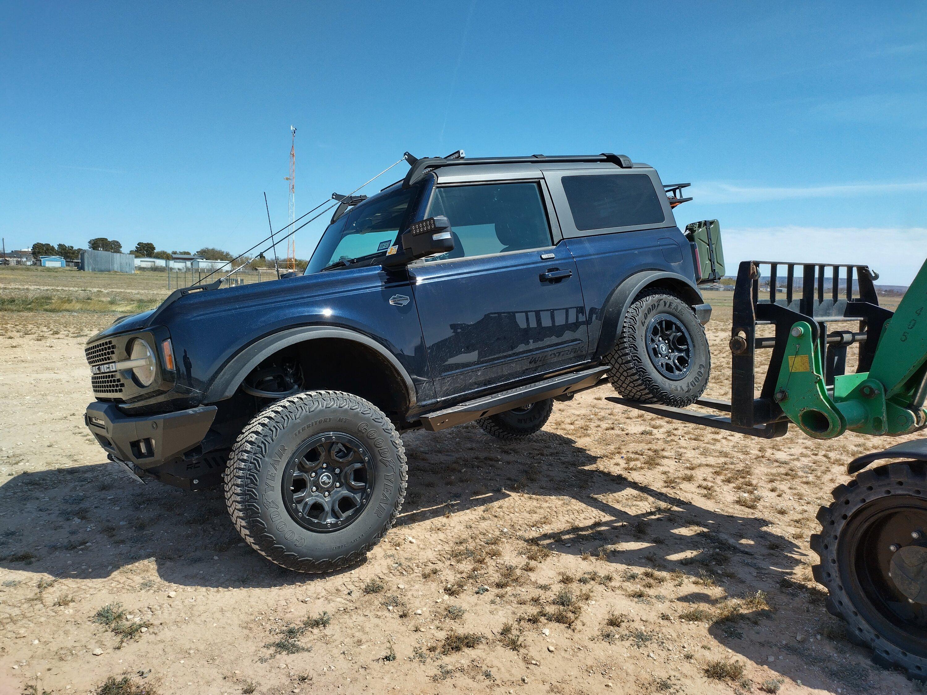 Ford Bronco Low CG, max articulation, and biggest tire size without interference? IMG_20230317_144149_HDR