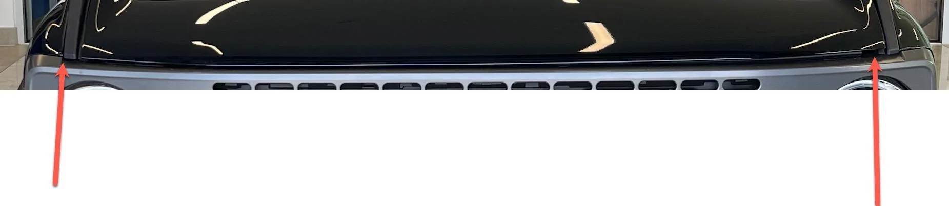 Ford Bronco Delivery quality issue Bronco Hood
