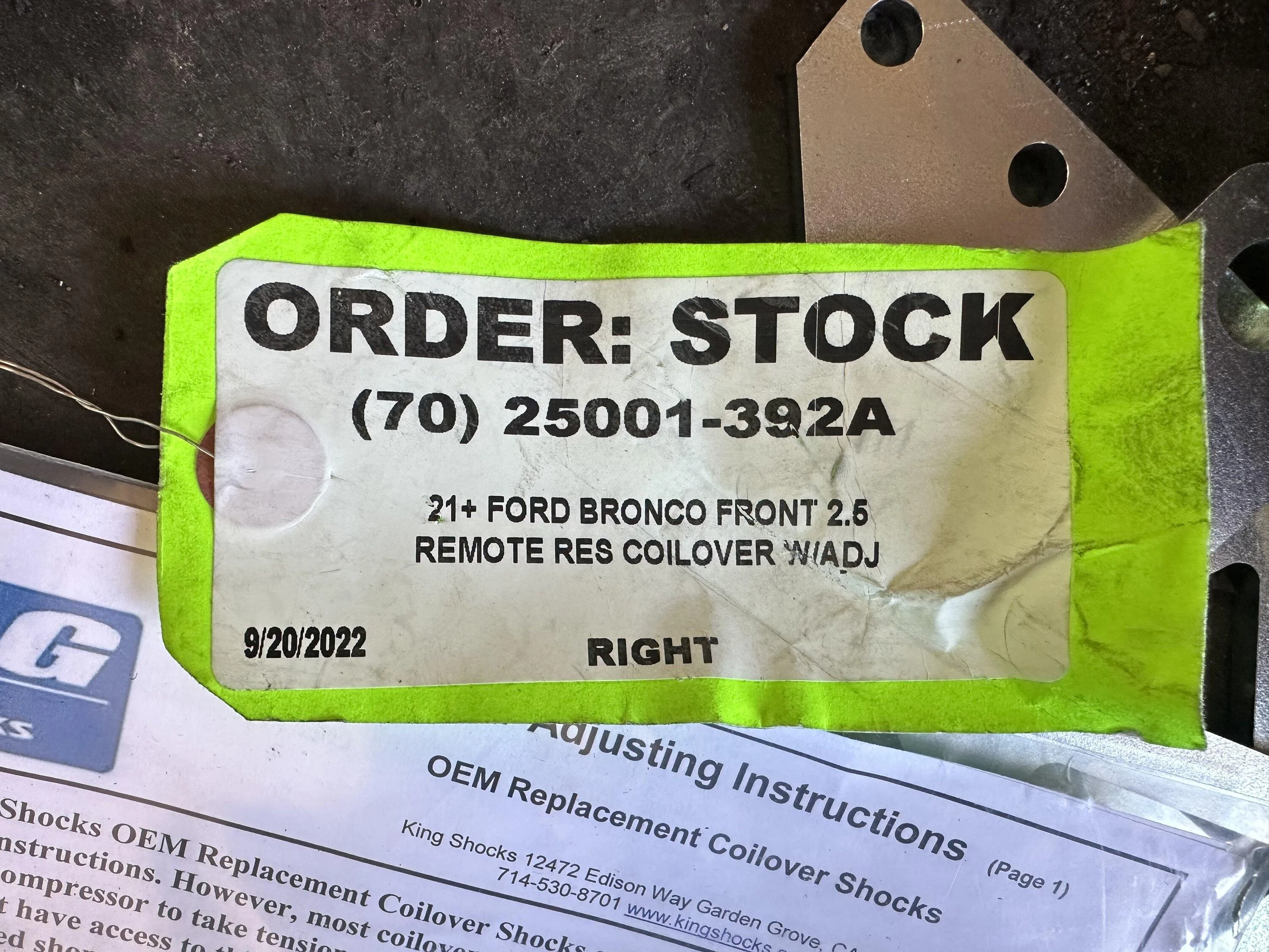 Ford Bronco Kings came with wrong parts A3DEFC58-C96D-43CB-8FEA-30D9EE4AAEC9