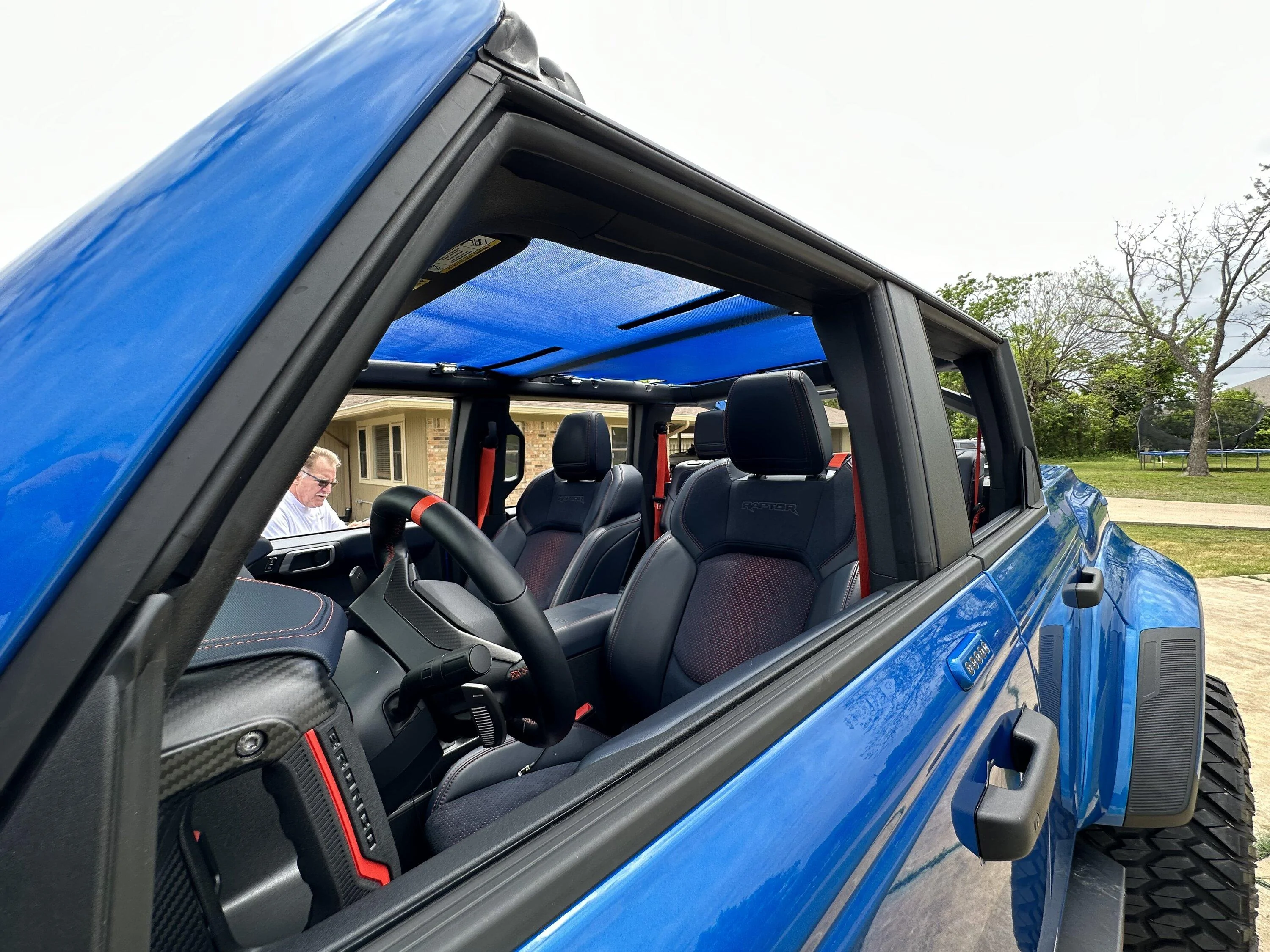 Ford Bronco New Bronco Raptor JTops Bimini installed photos IMG_5345
