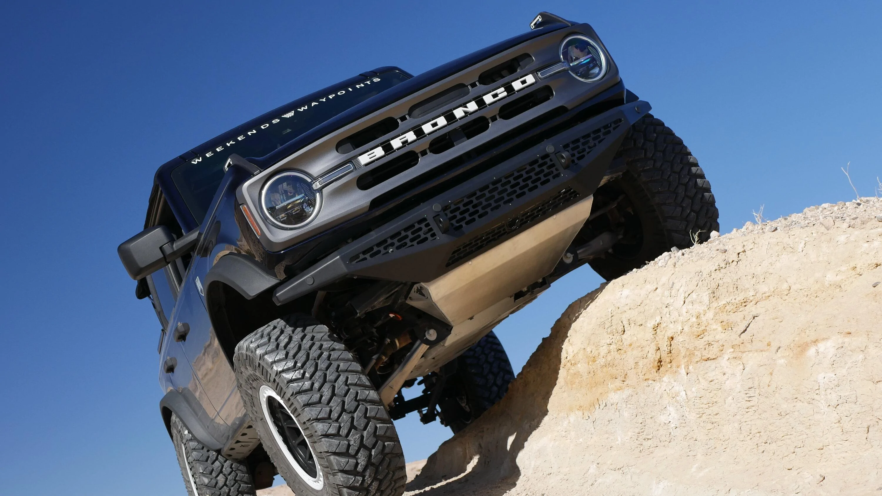 Ford Bronco A Lightweight Steel Front Bumper? - LOBO Off-Road Front Bumper: Installed Photos & Review P1050155