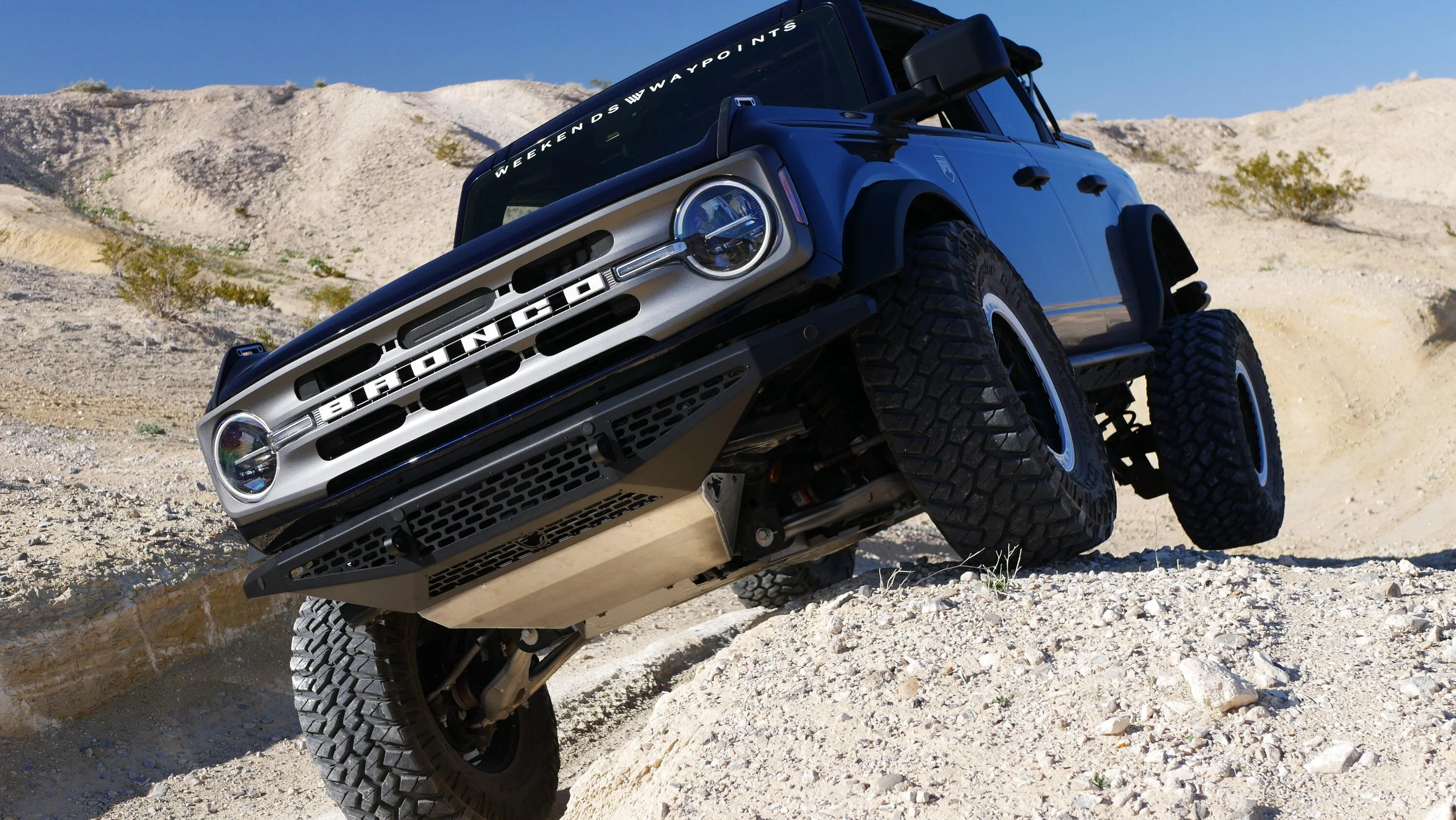 Ford Bronco A Lightweight Steel Front Bumper? - LOBO Off-Road Front Bumper: Installed Photos & Review P1050170