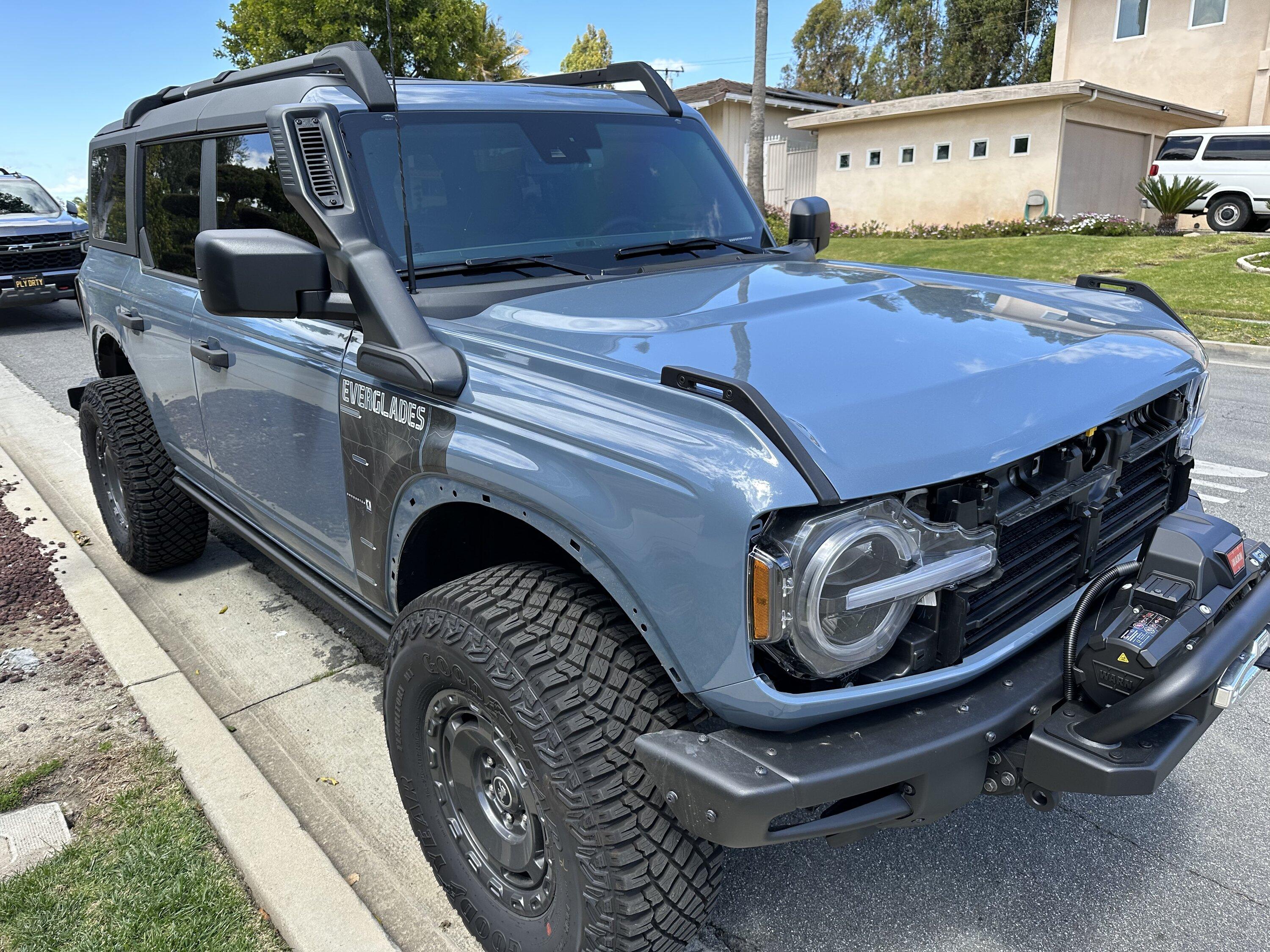Ford Bronco AGM Everglades on 38’s.  New suspension mods ACE632DC-53D8-4B1C-ABF2-7DE359C2D5DD