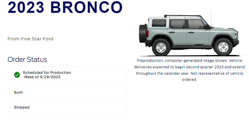 Ford Bronco Hertiage Edition Production Date Moved (Again) 1680793313395