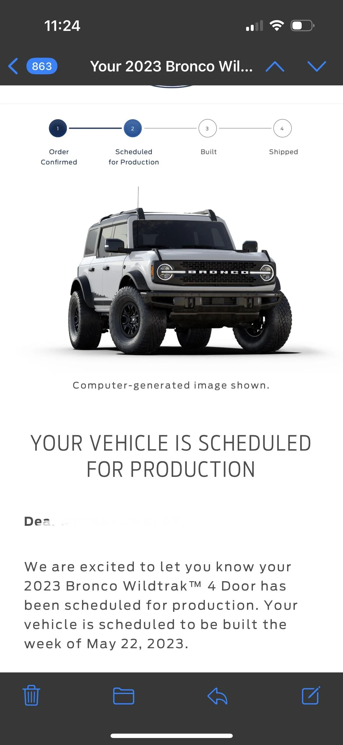 Ford Bronco Placed my 2023 Bronco Order! ... Post Yours! IMG_2231