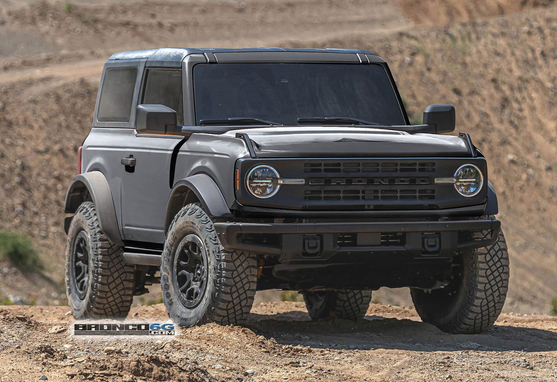 Ford Bronco Carbonized Gray Paint Thread sasquatch-carbonized-gray-2-door-bronco-renderin
