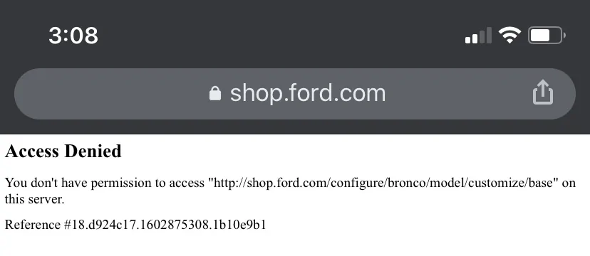Ford Bronco Bronco Build & Price date 3DE6F9E3-41A0-4097-B8D9-F3EAB258421F