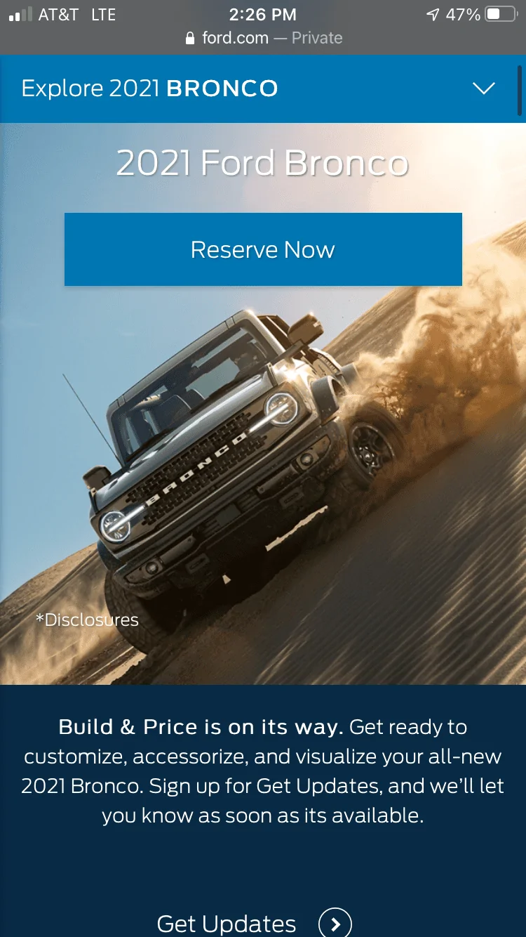 Ford Bronco Bronco Build & Price date C48D3C24-0CE0-4E51-BE52-4D0A3172CC26