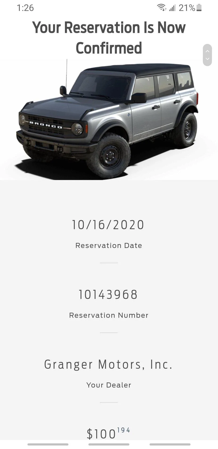 Ford Bronco Bronco Reservations Tracking List & Stats [Enter Yours!] Screenshot_20201016-132613_Samsung Internet