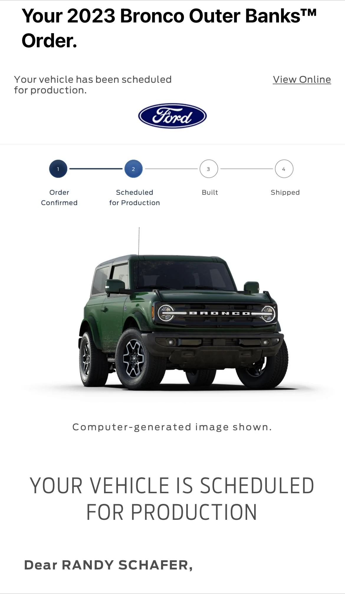 Ford Bronco Placed my 2023 Bronco Order! ... Post Yours! 44C9DF88-2B1F-4C7F-9345-80FBCD1936E5