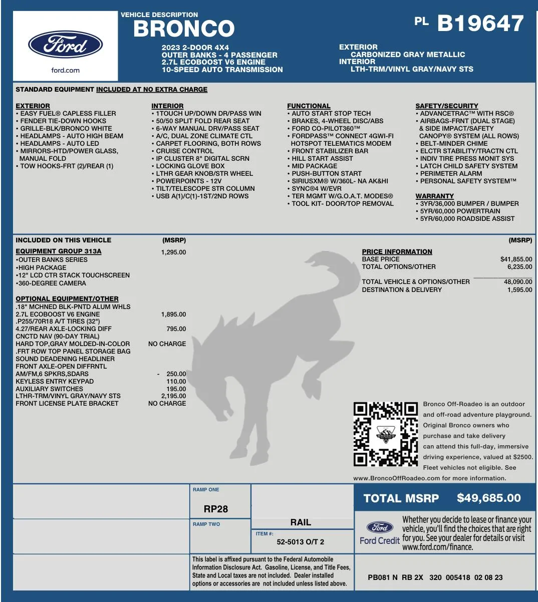 Ford Bronco Placed my 2023 Bronco Order! ... Post Yours! E72BA747-02DD-4B89-B212-A855D4D7071C