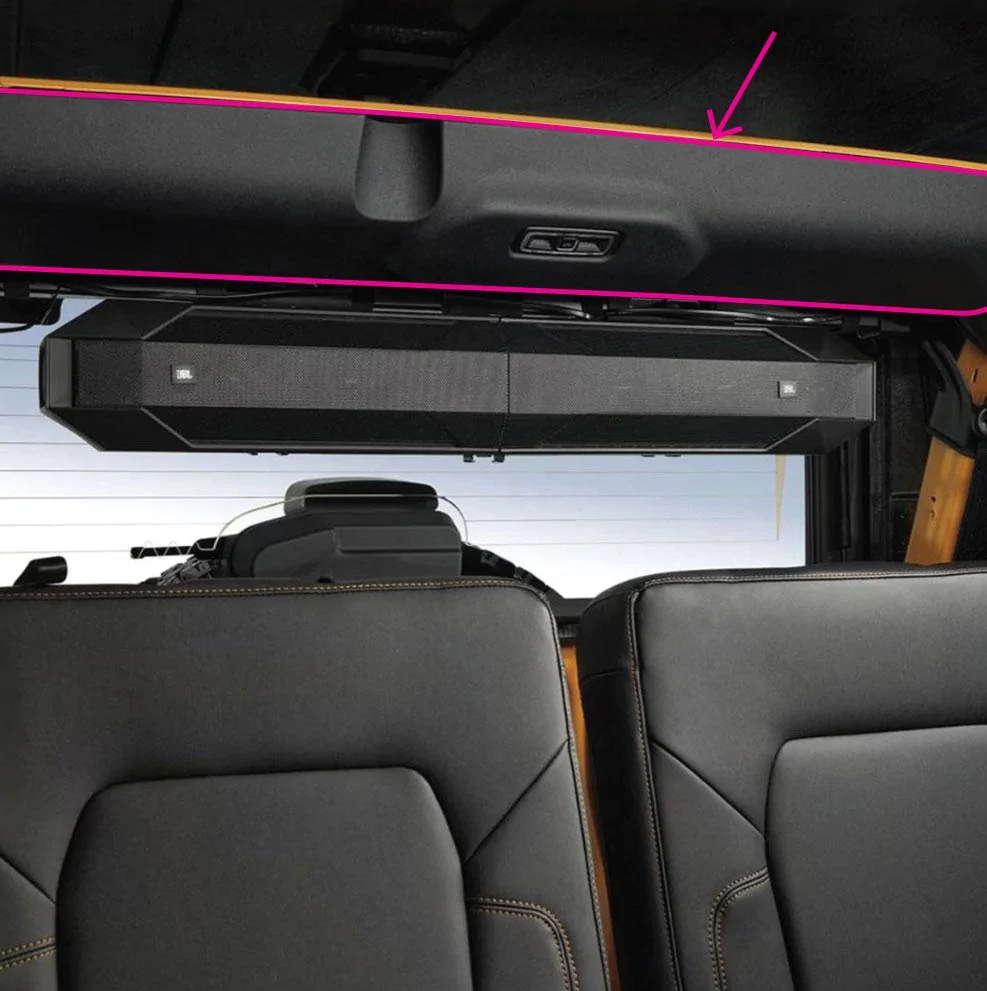 Ford Bronco 2 door crossbar trim panel removal? 1