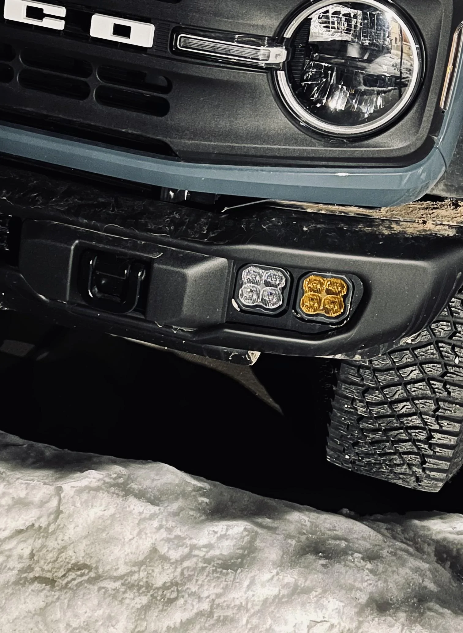 Ford Bronco Capable Bumper LED conversion. IMG_3318