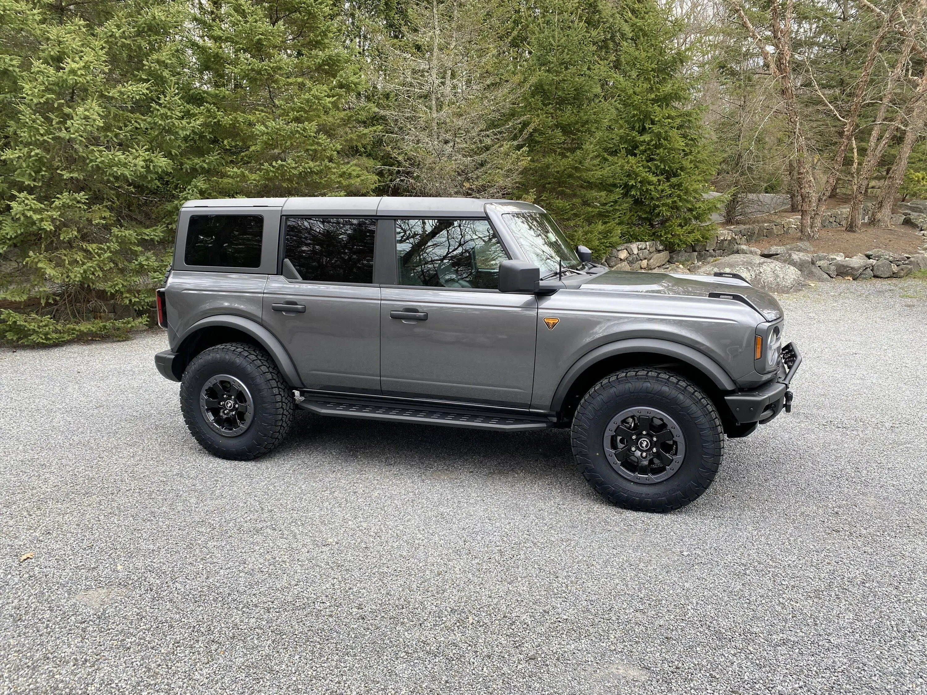 Ford Bronco 35X11.5 TOYO OC AT3 on Stock Badlands w/ No Lift IMG-4658