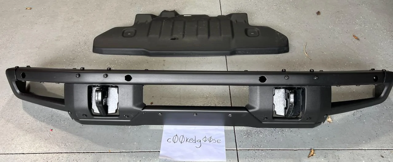 Ford Bronco Sold: Ford performance heavy-duty modular bumper and bash plate IMG_0504