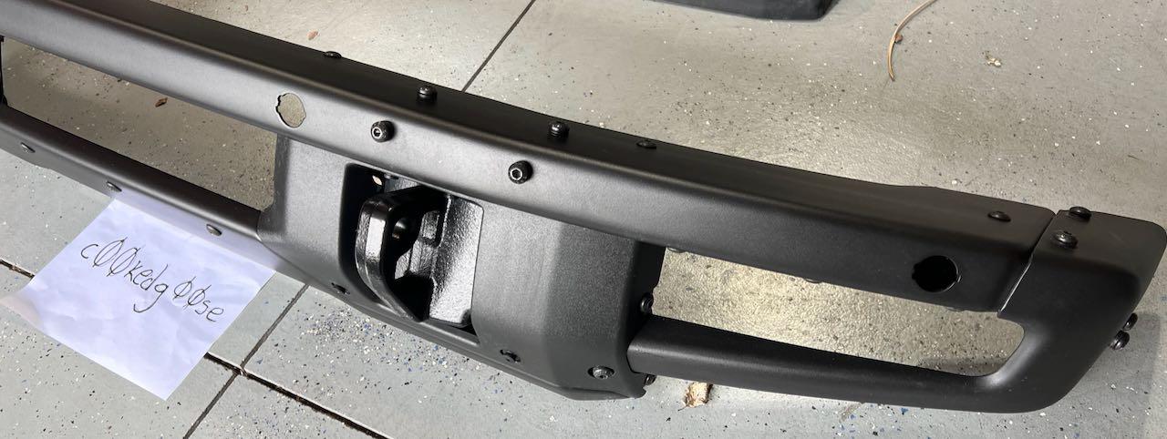 Ford Bronco Sold: Ford performance heavy-duty modular bumper and bash plate IMG_0506
