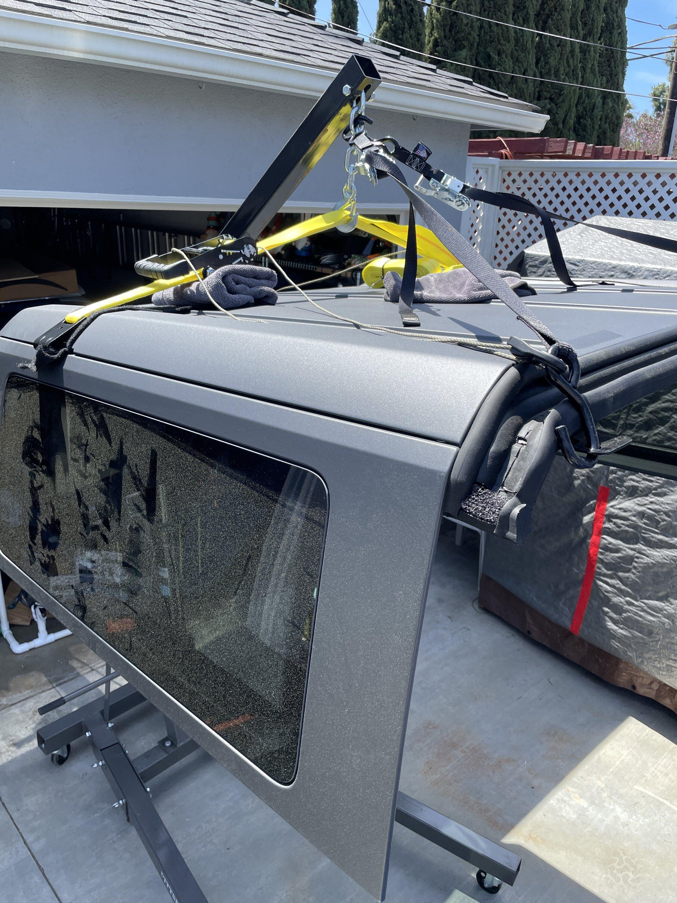 Ford Bronco Dumb or brilliant idea for help removing top?? F2823D5F-0EAD-4962-AC92-38179EAC304B