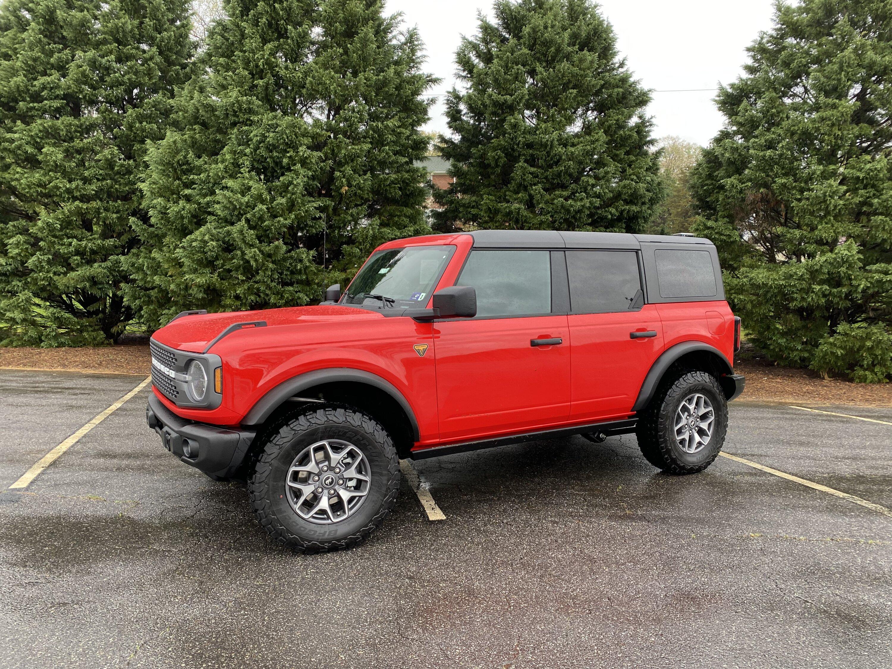 Ford Bronco Greetings from NC 996417AA-145F-4170-86A3-90D546E825B2