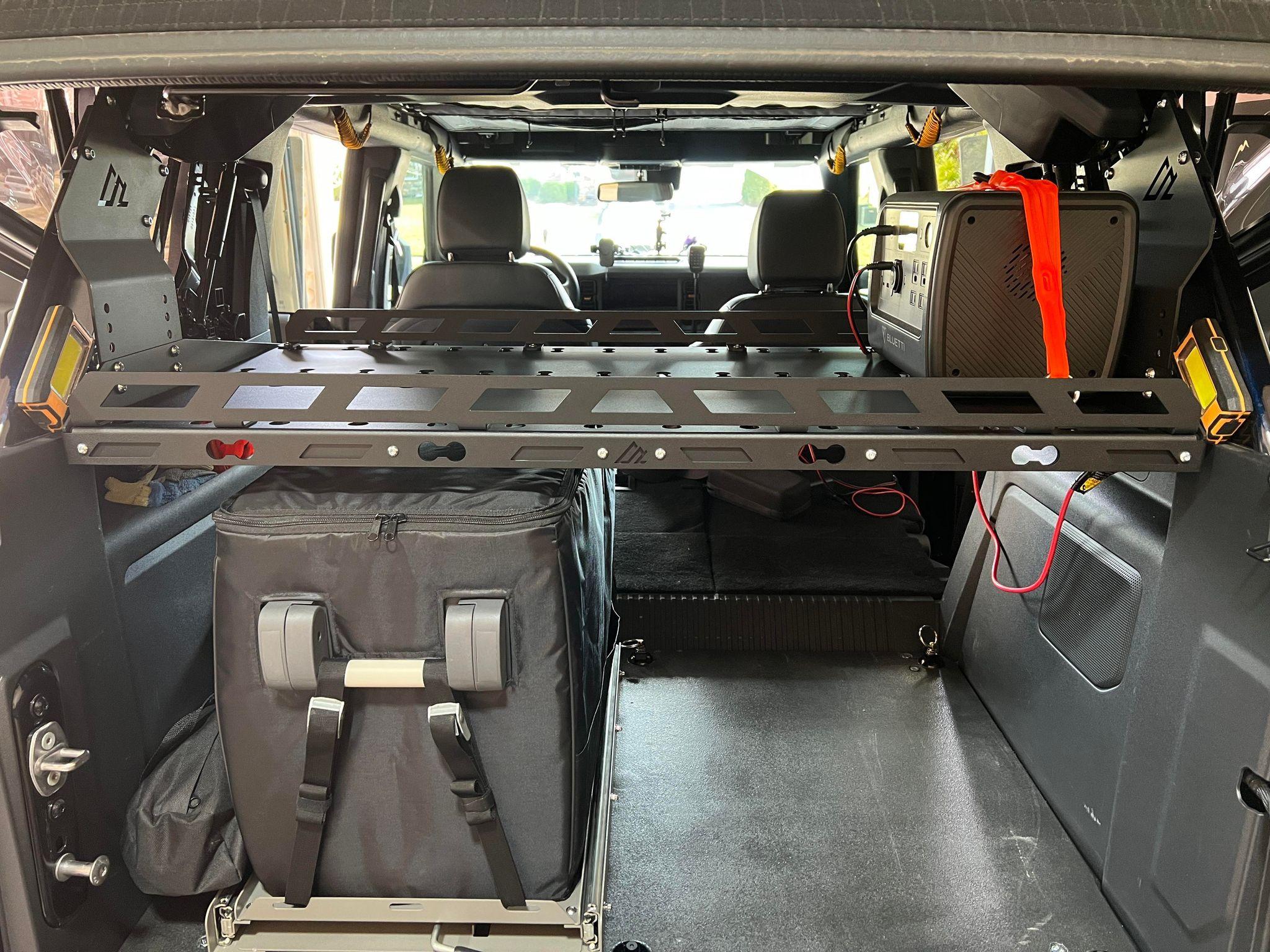 Ford Bronco DIY Rear Cargo Platform with Fridge Slide For My 4-Door Bronco 329978525_557426429475533_8942893254750914722_n