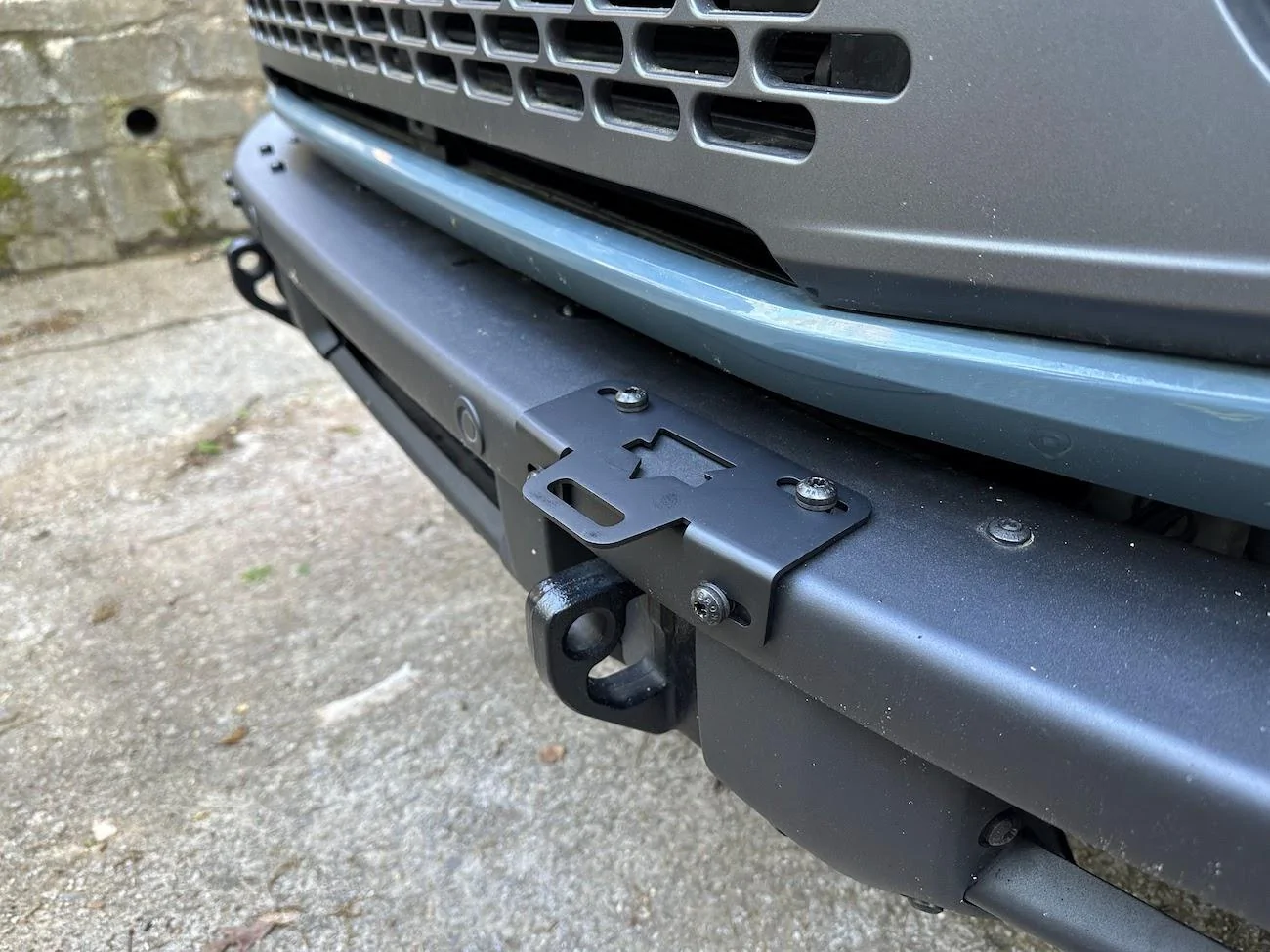 Ford Bronco Tricky Motorsports Bumper Light Brackets x Auxbeam Round LED Offroad Lights IMG_0033