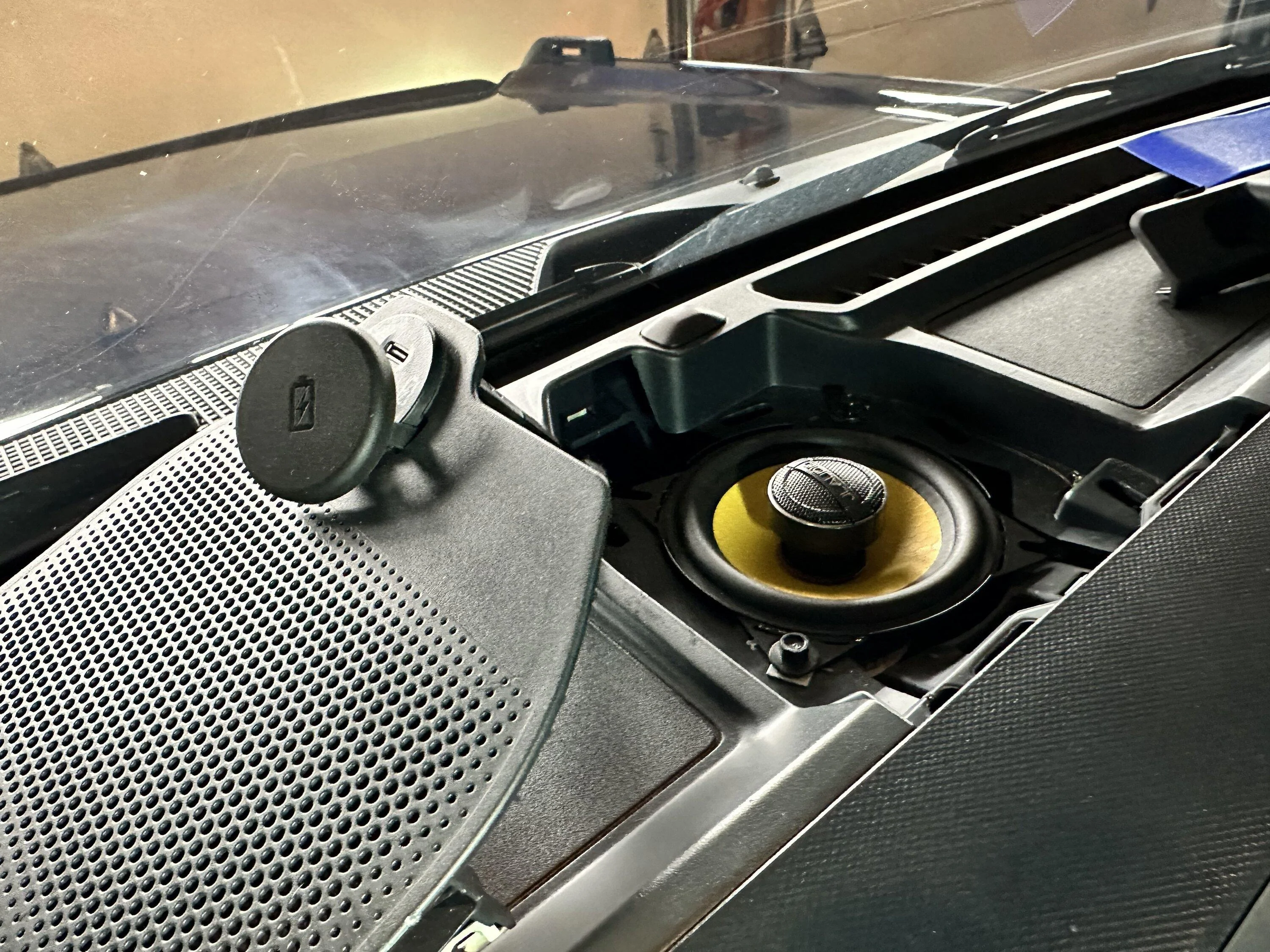 Ford Bronco A Solution to Replace the "third" B&O Ctr Dash Speaker with 3 Matching Upgrades JL Center CH