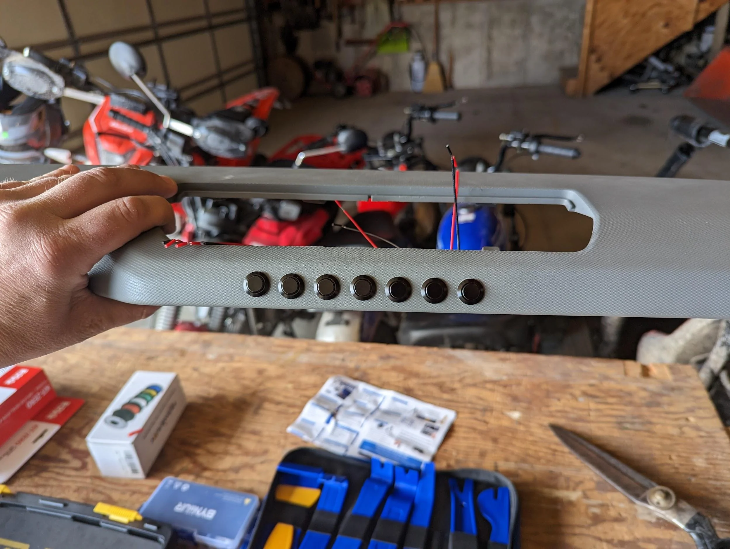 Ford Bronco Stereo Overhaul - Mild Documentation buttons front