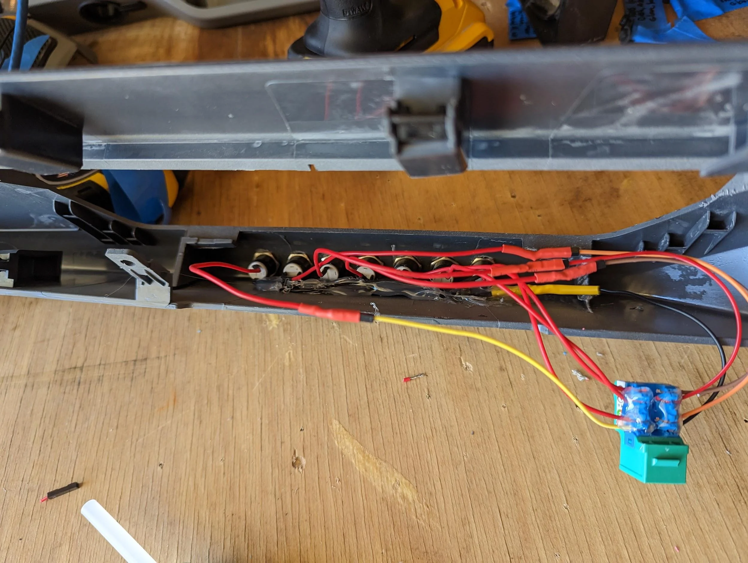 Ford Bronco Stereo Overhaul - Mild Documentation buttons wired