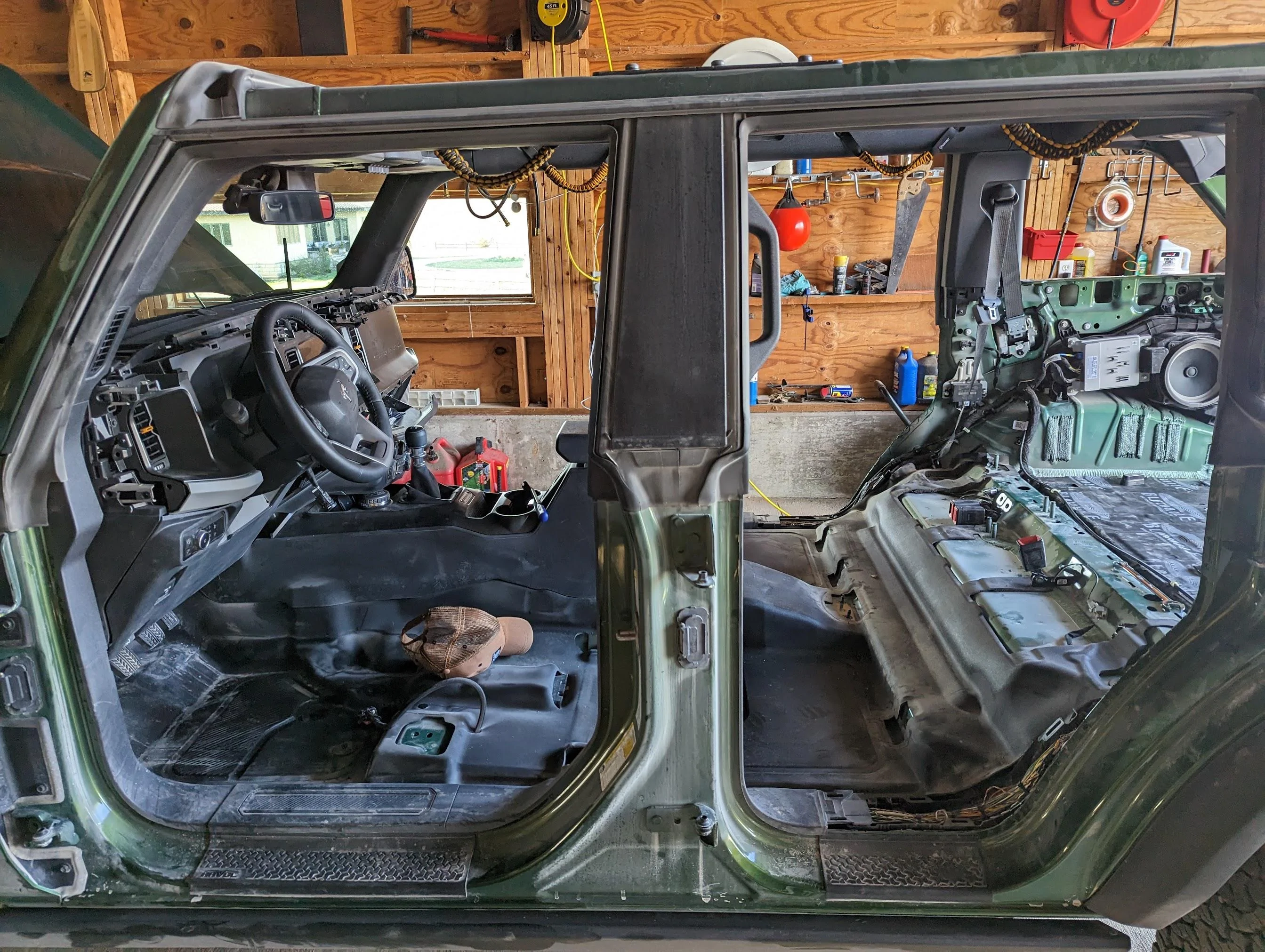 Ford Bronco Stereo Overhaul - Mild Documentation doors out sid