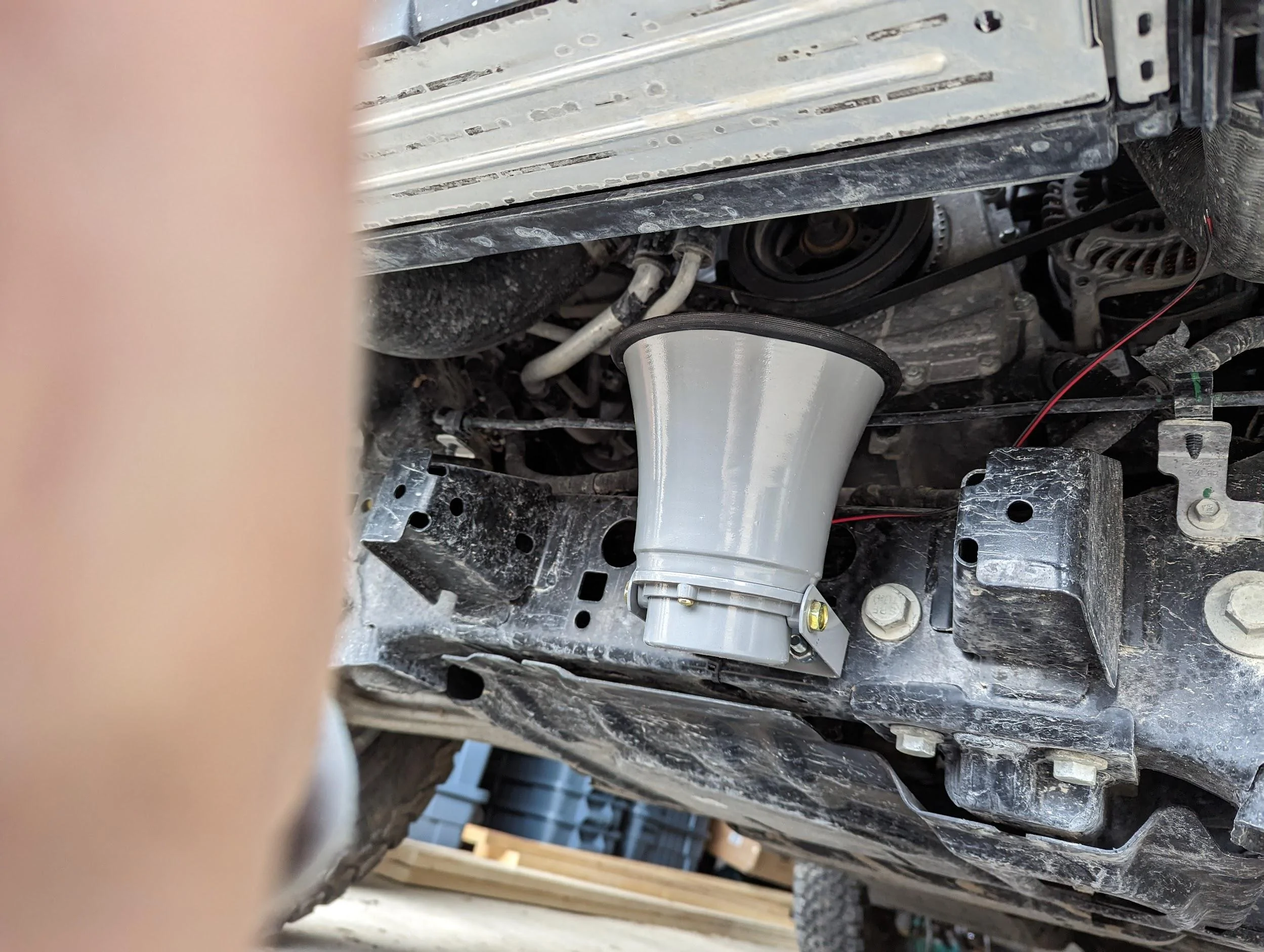 Ford Bronco Stereo Overhaul - Mild Documentation horn speaker