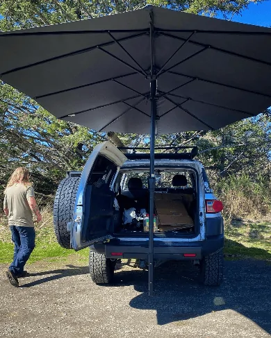 Ford Bronco Humbra Folding Hitch With Canopy IMG_6147