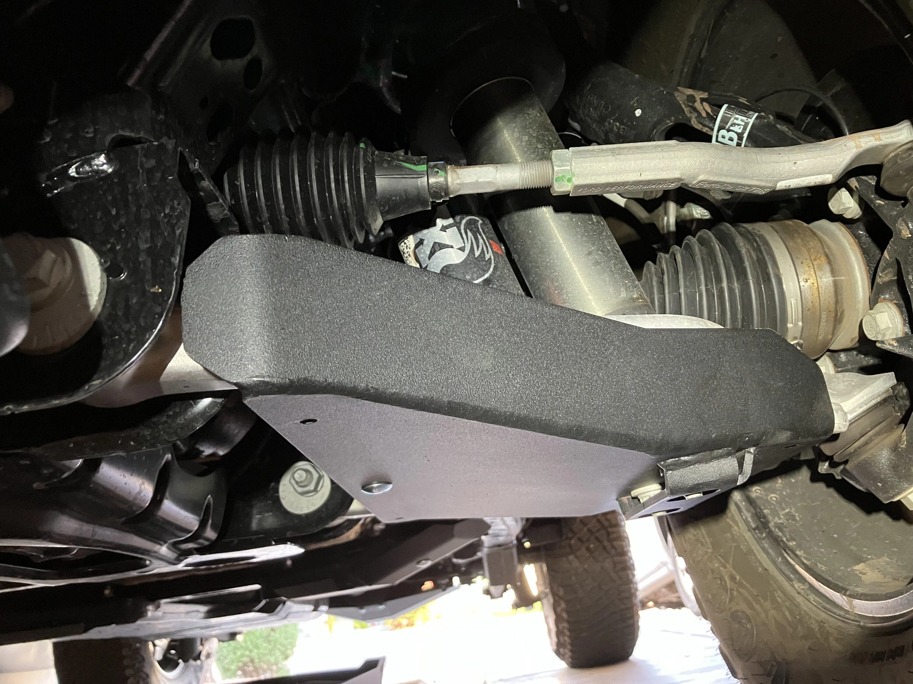 Ford Bronco Lower control arm skid plate IMG-3121