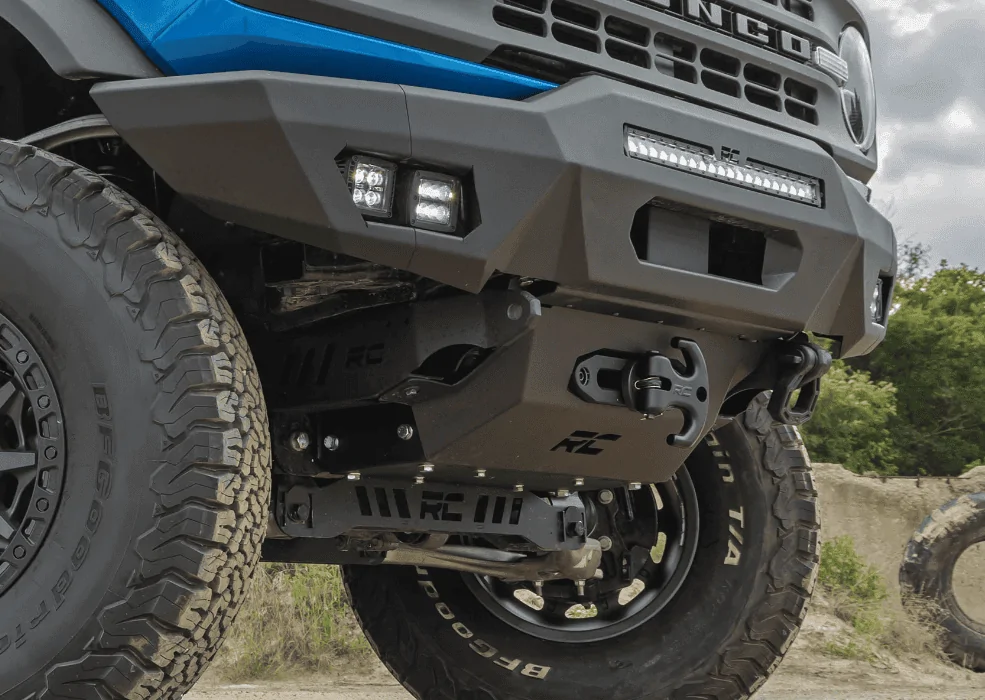 Ford Bronco Damage while using winch on improperly installed Rough Country High Mount Captureqq (1)