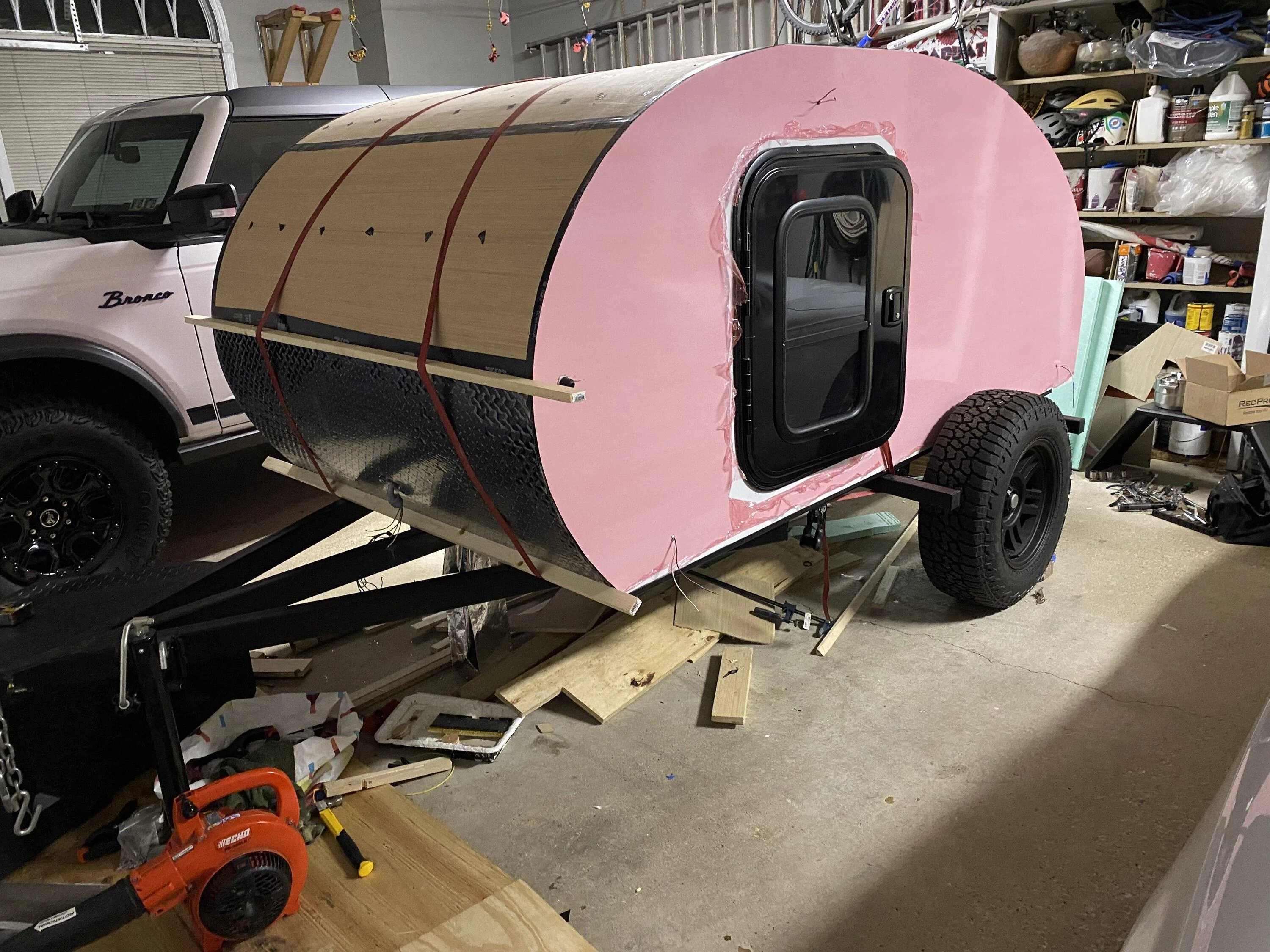 Ford Bronco Bronco-Inspired Custom Home-Built Teardrop Trailer and Her Maiden Voyage 39E54402-3B39-4E2F-A9AA-BDEED0C36935