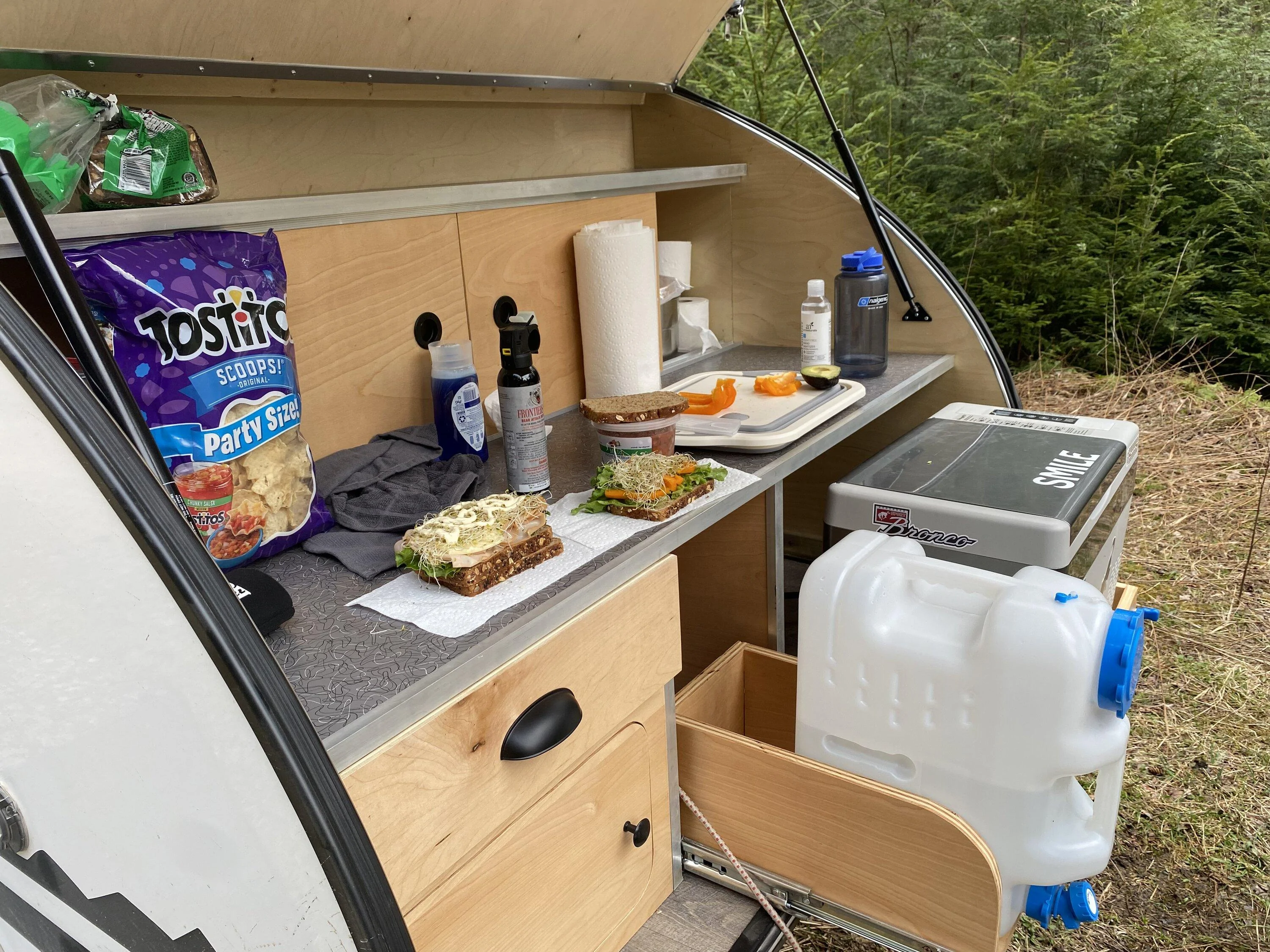 Ford Bronco Bronco-Inspired Custom Home-Built Teardrop Trailer and Her Maiden Voyage AEE3F3D9-787C-4B7B-9C78-2EB2A8D60961
