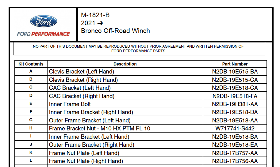 Ford Bronco Damage while using winch on improperly installed Rough Country High Mount 1681392027515