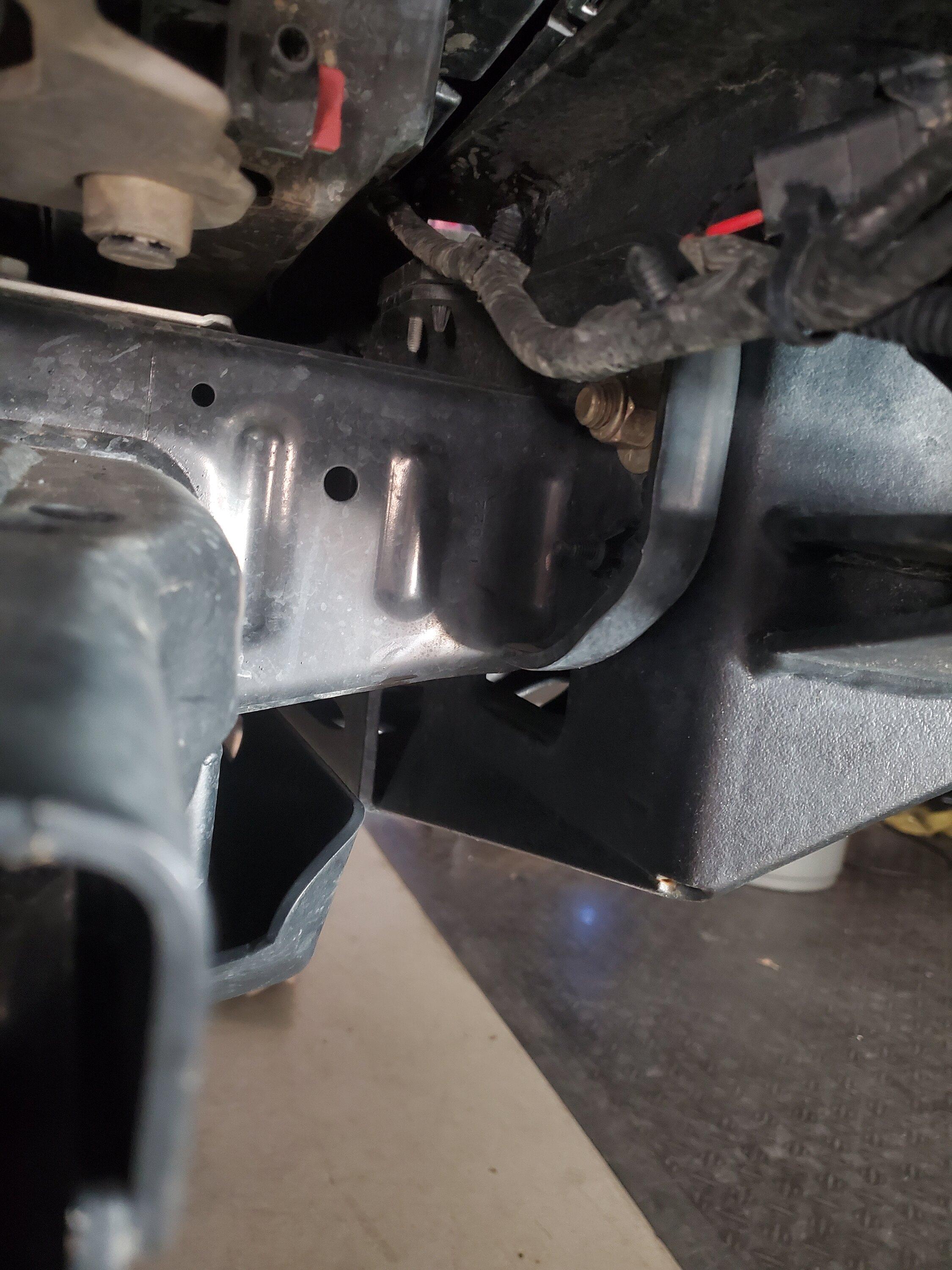 Ford Bronco Damage while using winch on improperly installed Rough Country High Mount 20230413_073908