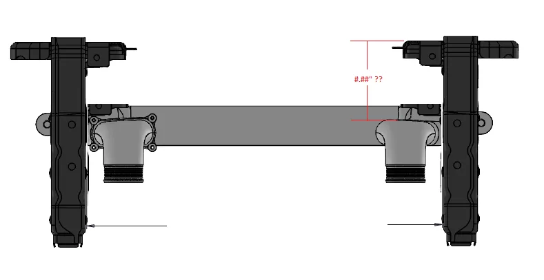 Ford Bronco Mishimoto's Performance Intercooler R&D Thread Measurement Question