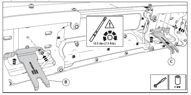 Ford Bronco Damage while using winch on improperly installed Rough Country High Mount 1681413310853