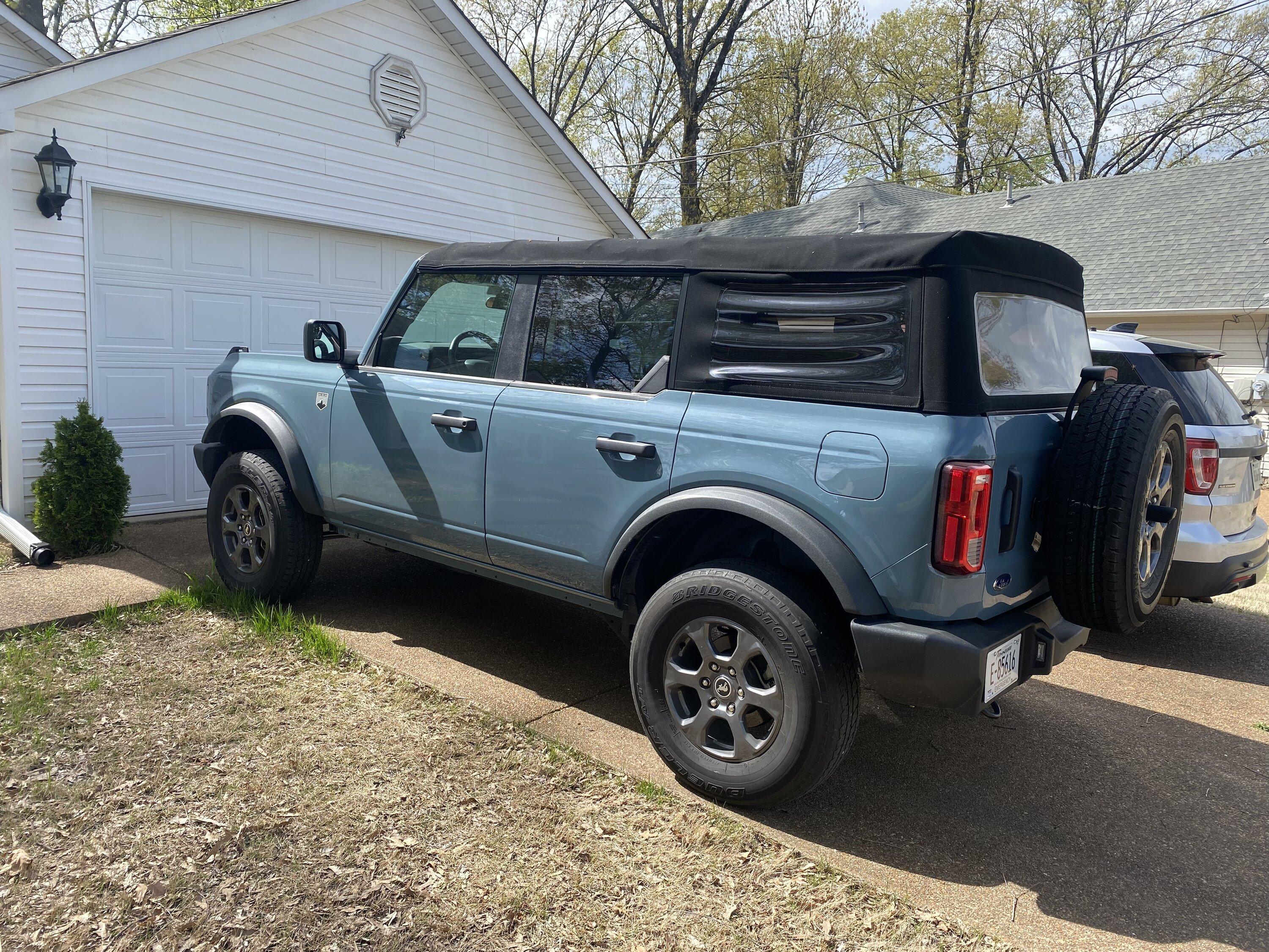 Ford Bronco Big Bend Bronco Toyo Tire Upgrade (285/75r17) on Stock Wheels - Installed Photos 1018287A-B395-4686-8FC3-588200F71975