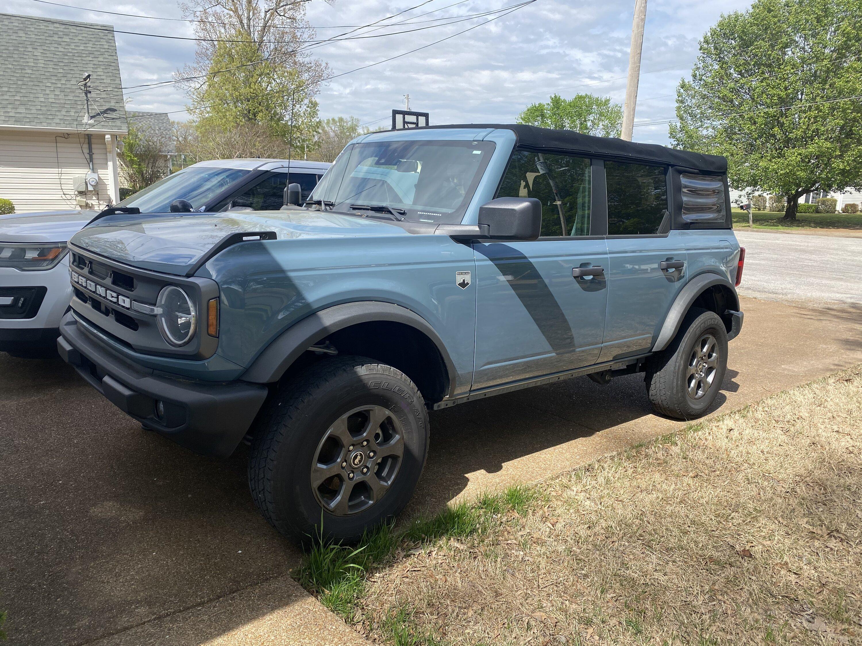 Ford Bronco Big Bend Bronco Toyo Tire Upgrade (285/75r17) on Stock Wheels - Installed Photos 67C1DAFD-79DB-49AC-9203-56DE6B7D3840
