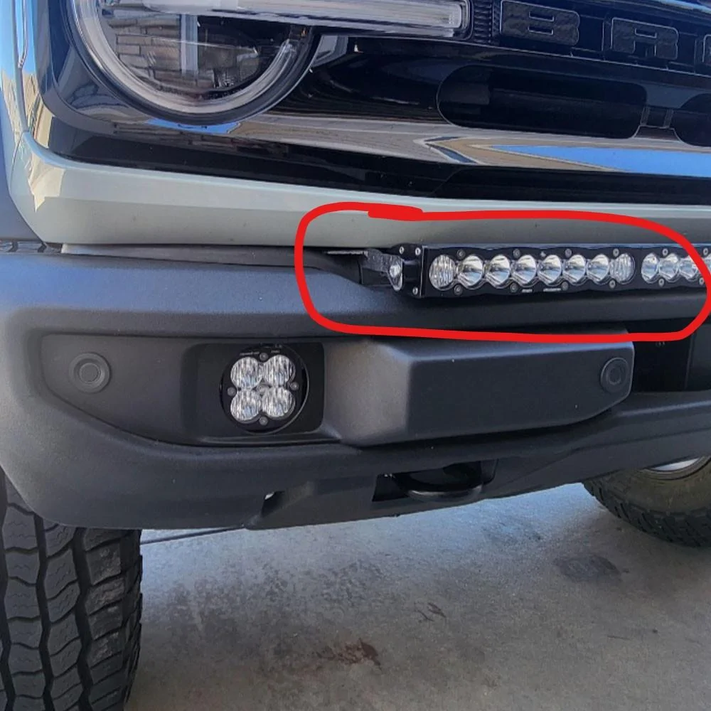 Ford Bronco Capable Bumper Light Bar Inked447608_VBronco__07276