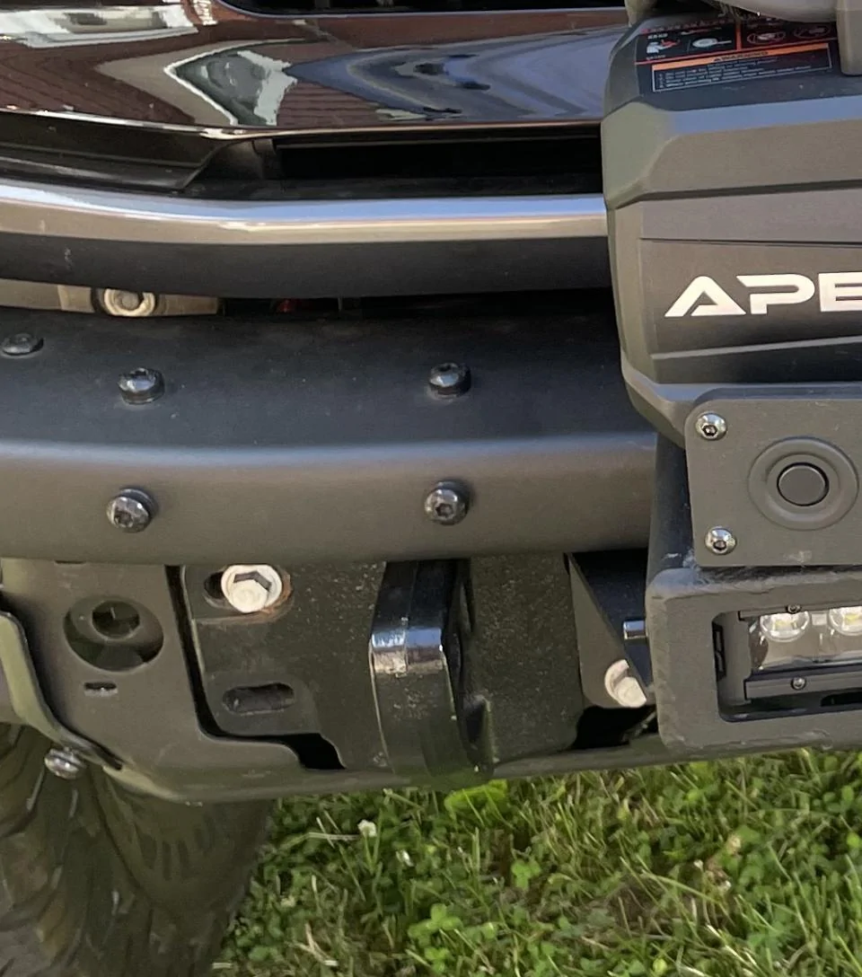 Ford Bronco Damage while using winch on improperly installed Rough Country High Mount C83FBCB7-47A2-4302-8175-1CF45806CEC2