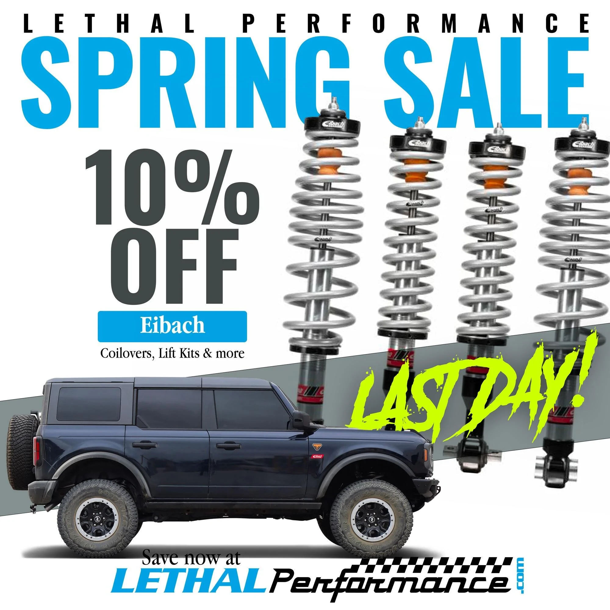 Ford Bronco Eibach for your Bronco 10% OFF!! Lethal Performance Spring Sales!! eibach_bronco last