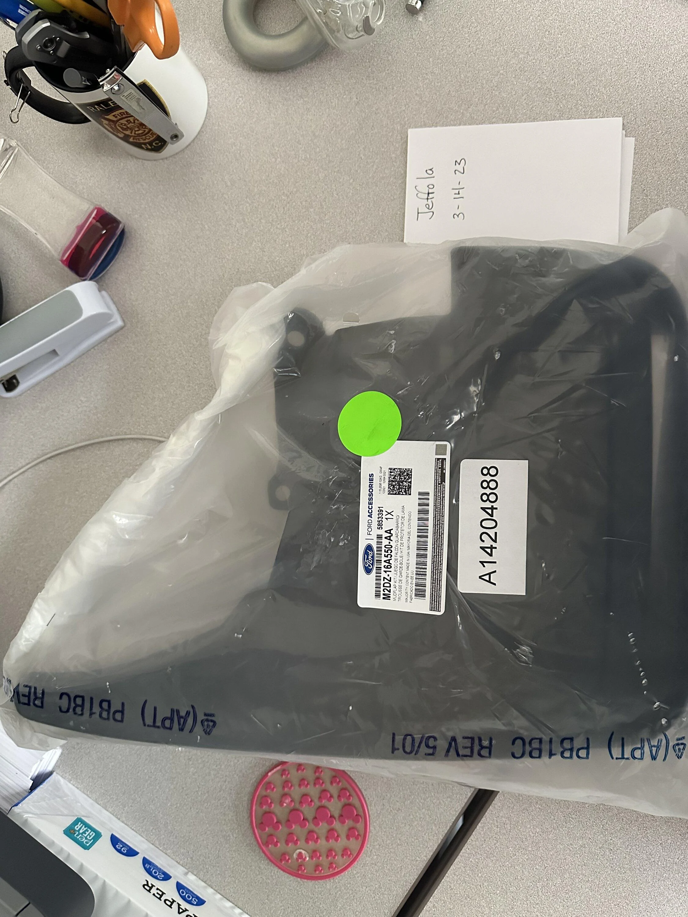 Ford Bronco Ford OEM Front Mud Flaps M2DZ-16A550-AA IMG_7537