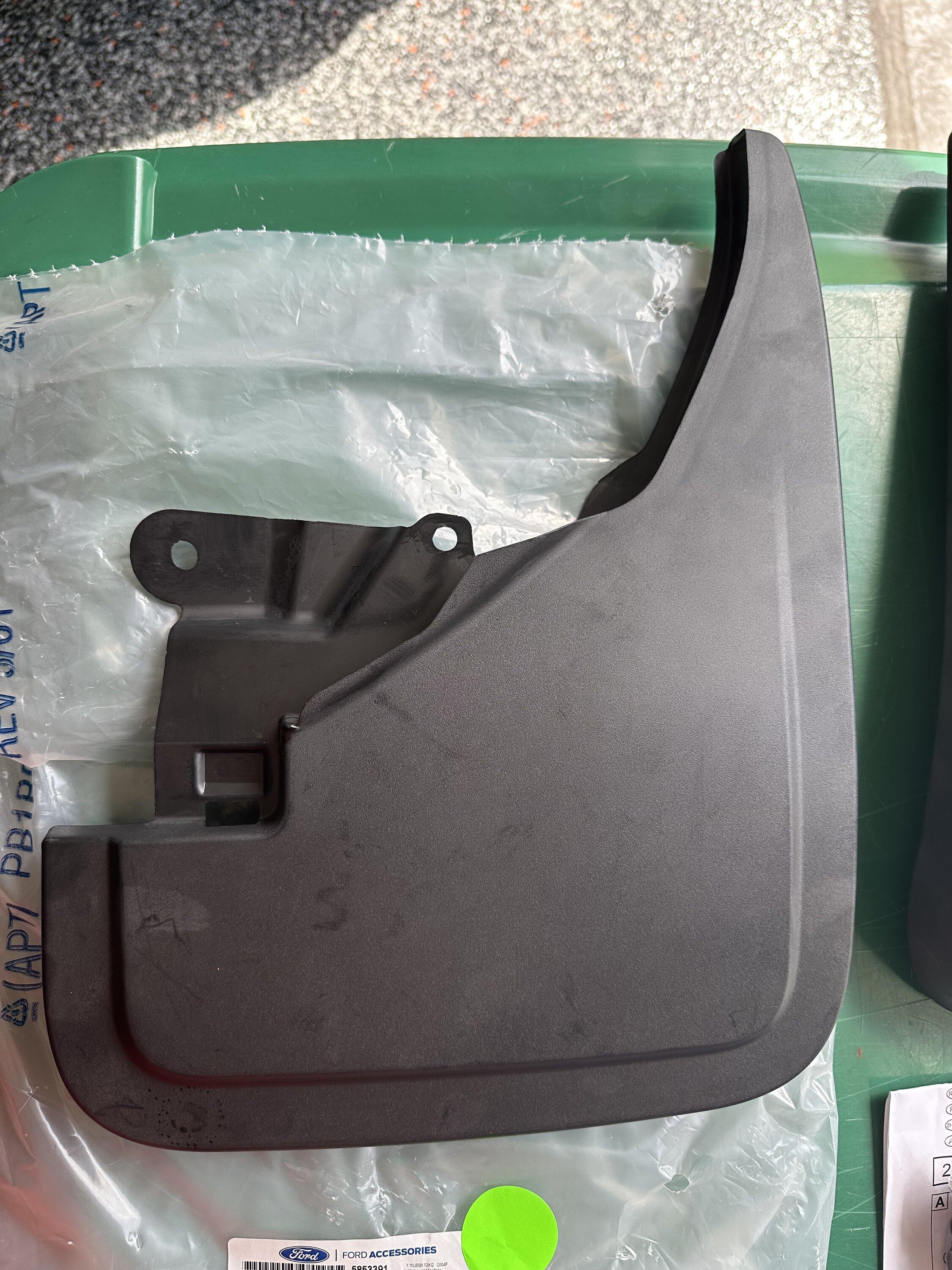 Ford Bronco Ford OEM Front Mud Flaps M2DZ-16A550-AA IMG_7532