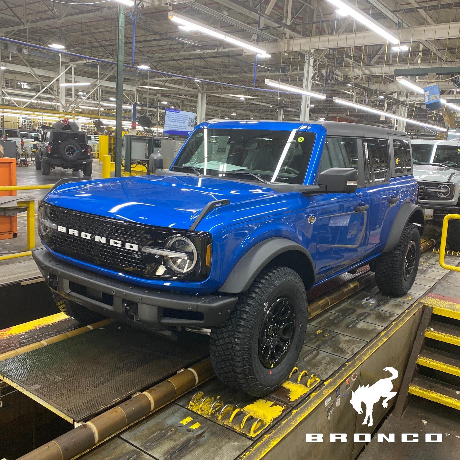Ford Bronco Bronco Build Week 4/3/2023 My 2023 Bronco Assembly Line Picture