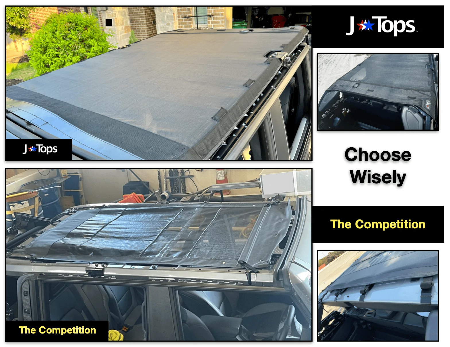 Ford Bronco Hard Top + Bimini??? Ford Broco Bimini  Sun Shade VS JtopsUSA