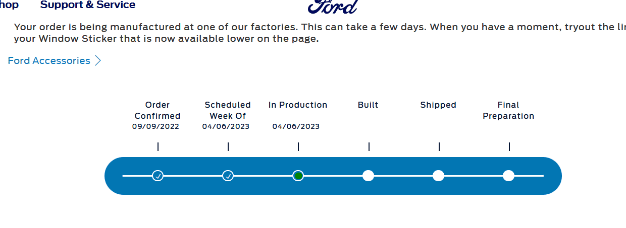 Ford Bronco 3/20/2023 Build Week with spreadsheet 1681650047116